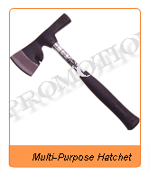 Multi Purpose Hatchet with Steel Tubular Rubber Coated Handle
